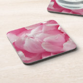 桃色のロマンスが露の花を咲かせる コースター (左側)
