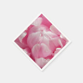 桃色のロマンスが露の花を咲かせる スタンダードカクテルナプキン (角)