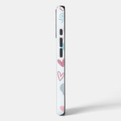 桃色の夢のような雲 Case-Mate iPhoneケース (裏面 / 左)