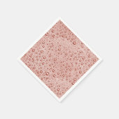 桃色の水滴 スタンダードカクテルナプキン (角)