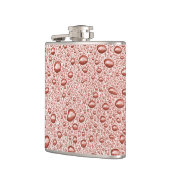 桃色の水滴 フラスク (左)