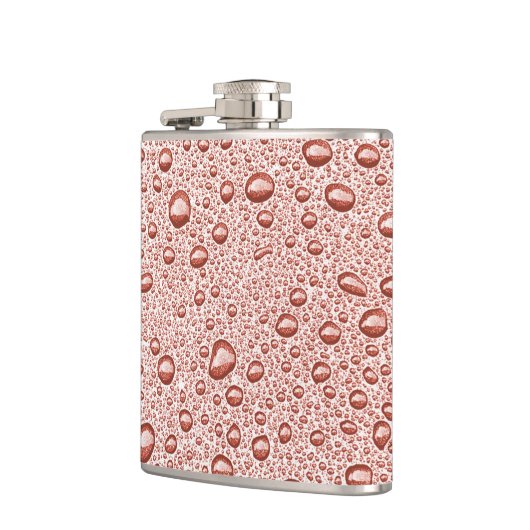 桃色の水滴 フラスク (左)