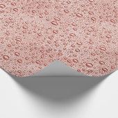 桃色の水滴 ラッピングペーパー (角)