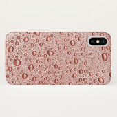 桃色の水滴 Case-Mate iPhoneケース (裏面(横))