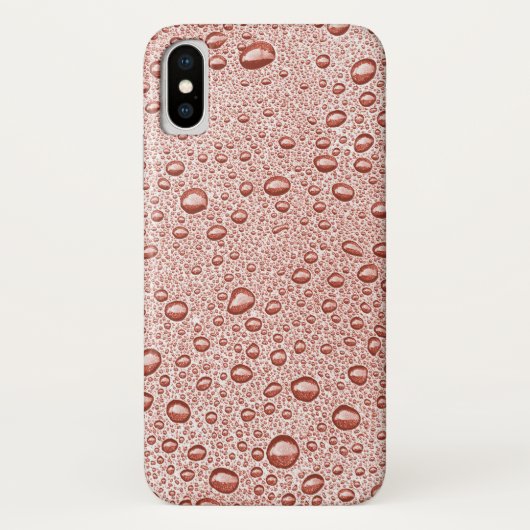 桃色の水滴 Case-Mate iPhoneケース (裏面)