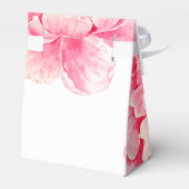 桃色の牡丹の花 フェイバーボックス (裏面サイド)