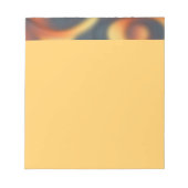 桃色の相撲 ノートパッド (正面)