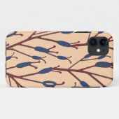 桃色の背景に猫の尾のフィールド Case-Mate iPhoneケース (裏面(横))