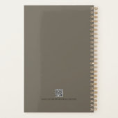 桃色の花 プランナー手帳 (裏面)