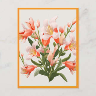 桃色の花 #1 ポストカード