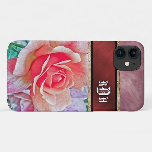 桃色の花 Case-Mate iPhoneケース (裏面(横))