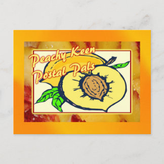 桃色の鋭敏な郵便友達 ポストカード