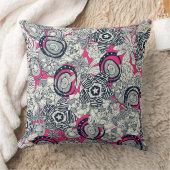 桃色インジゴ クッション (ブランケット)