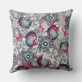 桃色インジゴ クッション (裏面)