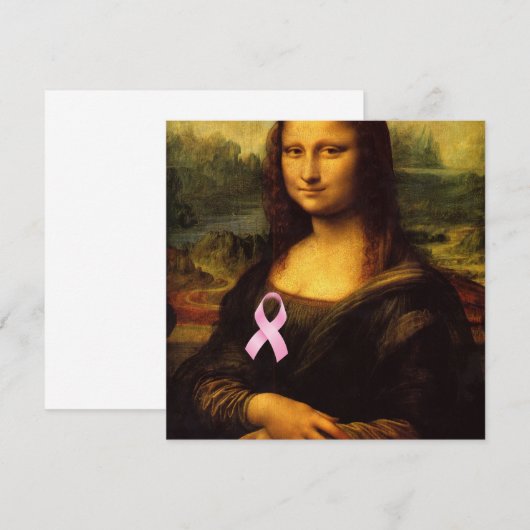 桃色リボンのモナリザ (正面/裏面)