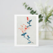 桃色朴、北斎、浮世絵 ポストカード (スタンド正面)