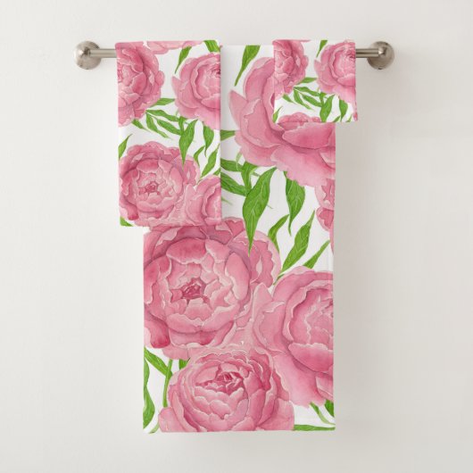 桃色 バスタオルセット (インサイチュ)