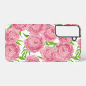 桃色 SAMSUNG GALAXYケース (裏面横)