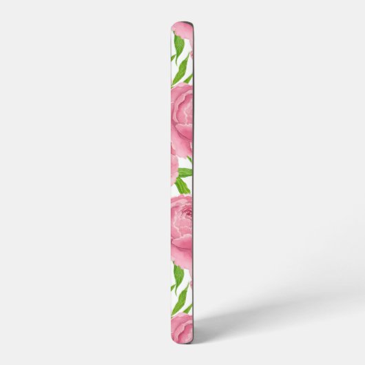 桃色 SAMSUNG GALAXYケース (左側面)