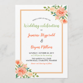 桃花模様縁ど | 結婚s 招待状