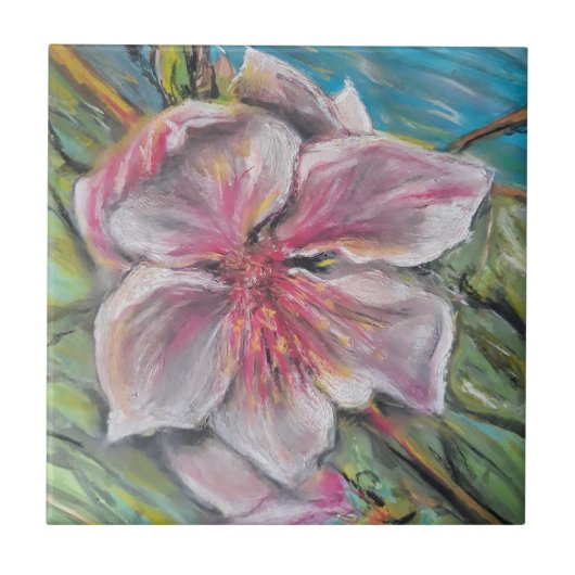 桃花 タイル (正面)