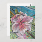 桃花 ポストカード (正面/裏面)