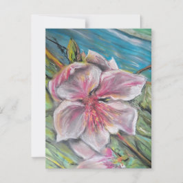 桃花 ポストカード