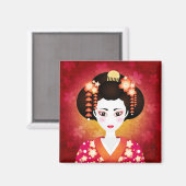 桃花 マグネット (正面/裏面)