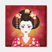 桃花 マグネット (正面)