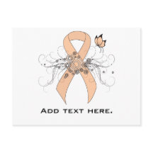 桃認識度リボンと蝶