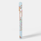 桃認識度リボンエンジェルカスタムーiPhoneケース Case-Mate iPhoneケース (裏面 / 左)