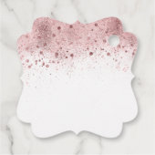 桃赤面とブルゴーニュ結婚の感謝 フェイバータグ (裏面)