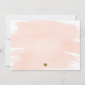 桃赤面ウォーターカラーマザーズデイブランチ 招待状 (裏面)