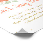 桃金ゴールドフローラ言わないベビーゲーム ポスター (角)