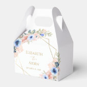 桃青結婚花 フェイバーボックス (正面サイド)