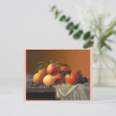 桃、ぶどう、りんご ポストカード (スタンド正面)