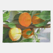 桃 キッチンタオル (横)