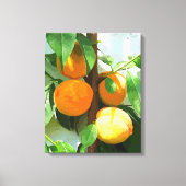 桃 キャンバスプリント (正面)