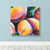 桃 キャンバスプリント (インサイチュ (ウッドフロア))