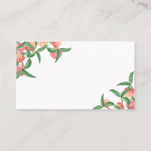 桃 – コークの数を推測ブライダルゲーム エンクロージャーカード (裏面)