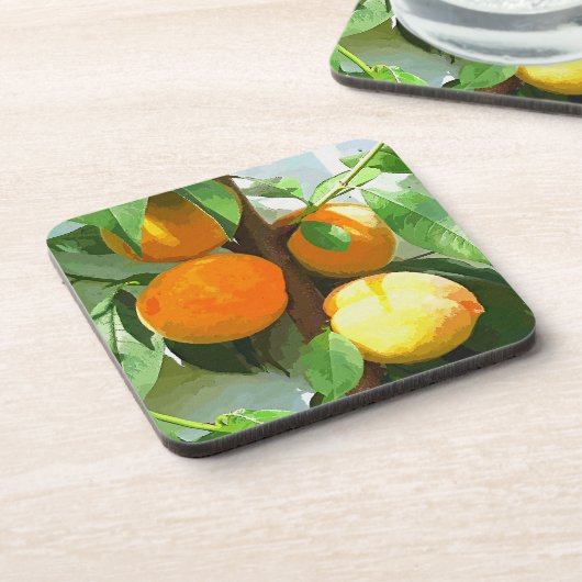 桃 コースター (左側)