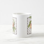 桃 コーヒーマグカップ (中央)