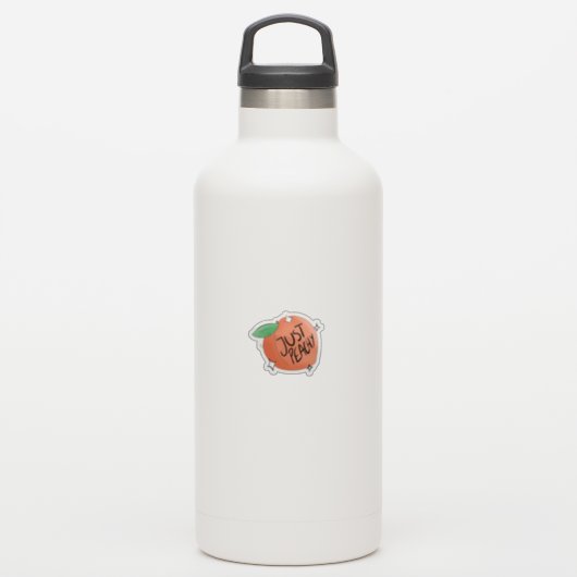 桃 シール (ウォーターボトル)