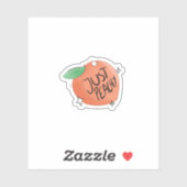 桃 シール (シート)