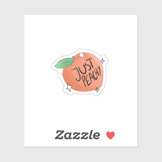 桃 シール (シート)