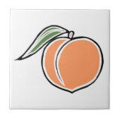 桃 タイル (正面)