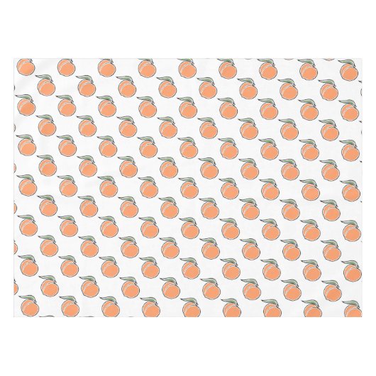 桃 テーブルクロス (正面(横))