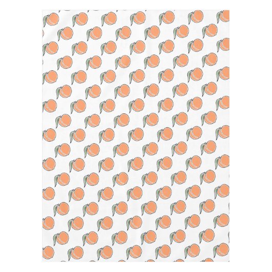 桃 テーブルクロス (正面)