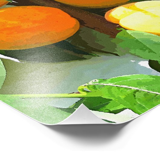 桃 フォトプリント            (角)