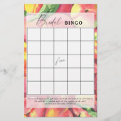 桃 – ブライダルシャワービンゴゲーム (正面)